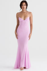 Loren-Pink Maxi Dress