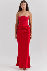 HAVEN MAXI DRESS - RUBY