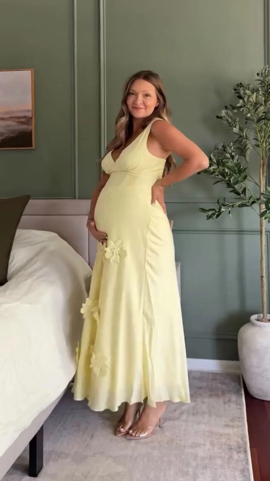 Lavara Maxi Dress - Yellow