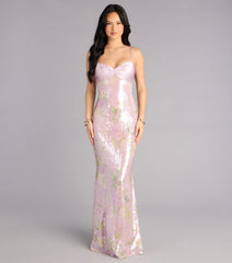 Murielle Sequin Mermaid Formal Dress