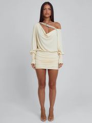 AZARI MINI DRESS CREAM
